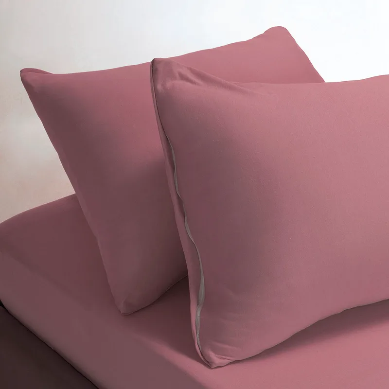 Σεντονι jersey (σετ 3 τεμ.) 160χ200+35 dusty pink