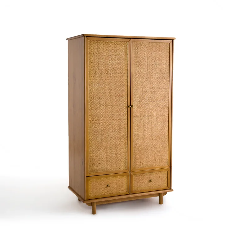 Ντουλάπα από μασίφ ξύλο πεύκου Μ59xΠ109xΥ188cm