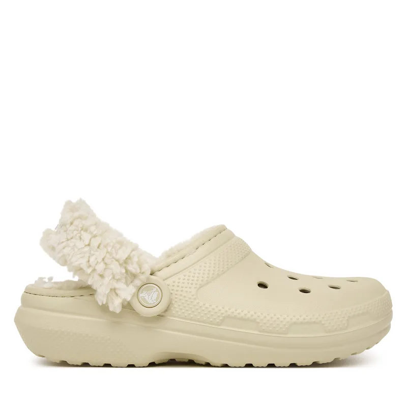 Παντόφλες Crocs Classic Fleece Lined Clog Quartz 211396 Μπεζ