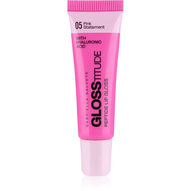 Gabriella Salvete Glosstitude Peptide Lip Gloss ενυδατικό λιπ γκλος απόχρωση 05 Ροζ Statement 10 ml