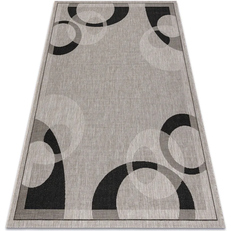 Χαλιά Rugsx Χαλί σιζάλ FLOORLUX 20078 ασημένιΠ200x290 cm