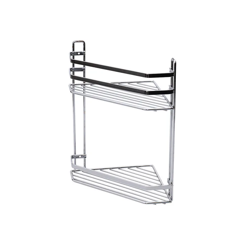 ΕΤΑΖΕΡΑ ELEGANT ΑΝΟΞΕΙΔΩΤΗ ΓΩΝΙΑΚΗ 2 ΘΕΣΕΩΝ 31.7x20cm INOX