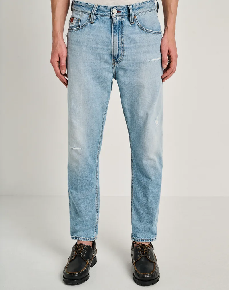 STAFF Devis Man Pant 100%CO 5-822.040.S3.055-.00 DenimLightBlue