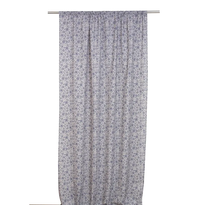 Κουρτίνα Με Τρέσα 140X270 Viopros Νεον Μπλε (140x270)