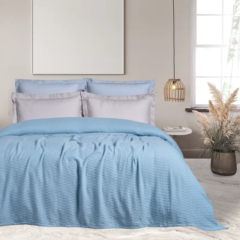Κουβέρτα Polycotton Υπέρδιπλη 220x240εκ. Blankets 0489 Μπλε Das Home (Χρώμα: Μπλε, Ύφασμα: 70% Βαμβάκι-30% Polyester, Μέγεθος: Υπέρδιπλα) - Das Home - 420577720489
