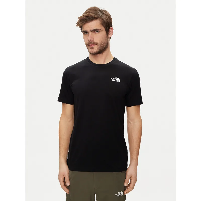 The North Face T-Shirt Redbox NF0A87NV Μαύρο Regular Fit