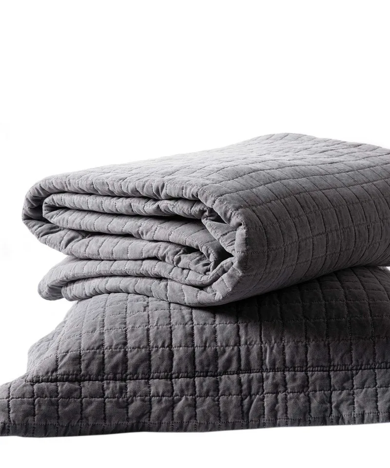 Σετ Κουβερλί Υπέρδιπλο Silk Fashion Stonewashed Grey 220x240