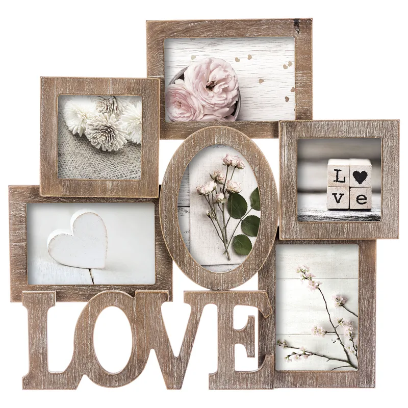 Κορνίζα Τοίχου 6 Θέσεων (42.6x40.5) A-S Love 141234