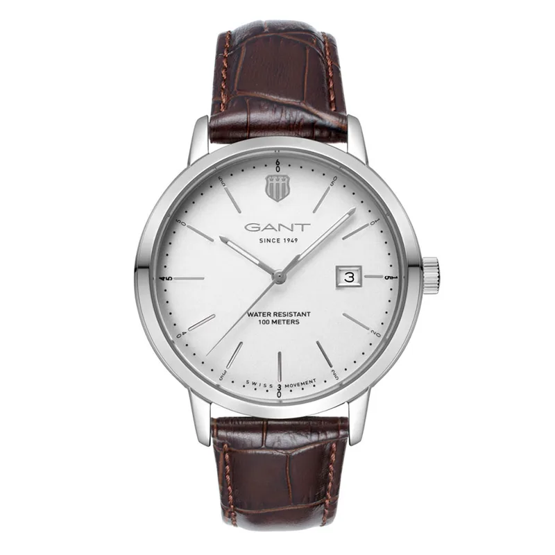 GANT Prestige Swiss Movement Brown Leather Strap P266001