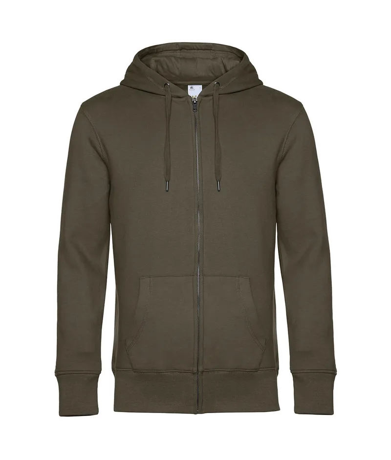 Ζακέτα Φούτερ με Κουκούλα WU03K B & C King Khaki