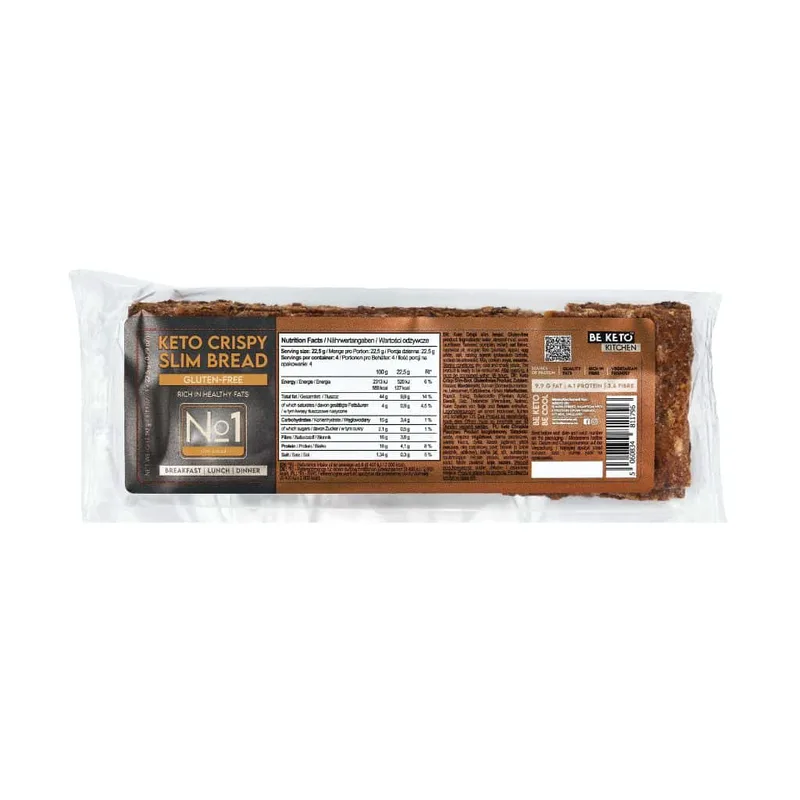 Beketo Κέτο Κράκερ Crispy Slim Χωρίς Γλουτένη (90g)