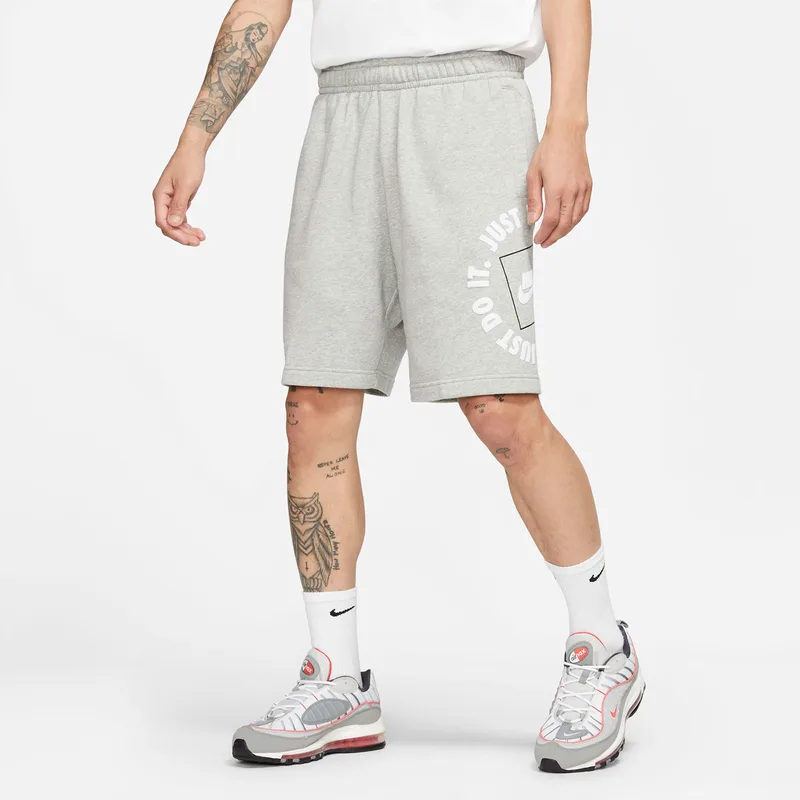 NIKE SPORTSWEAR JDI FLEECE SHORTS ΓΚΡΙ