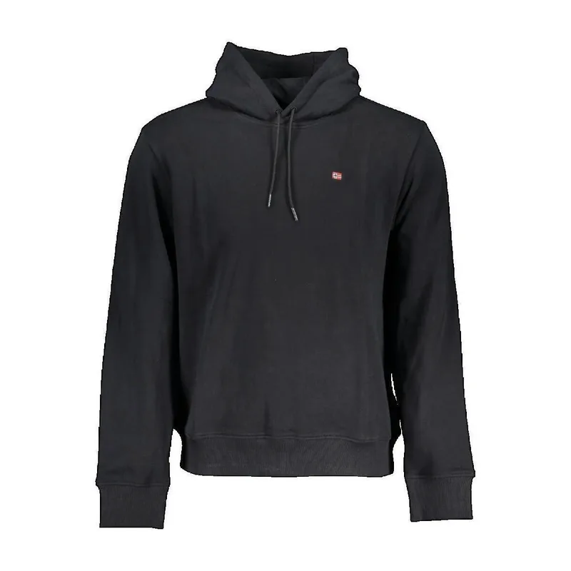 T-shirt με κουκούλα Napapijri Sweat à capuche Balis noir