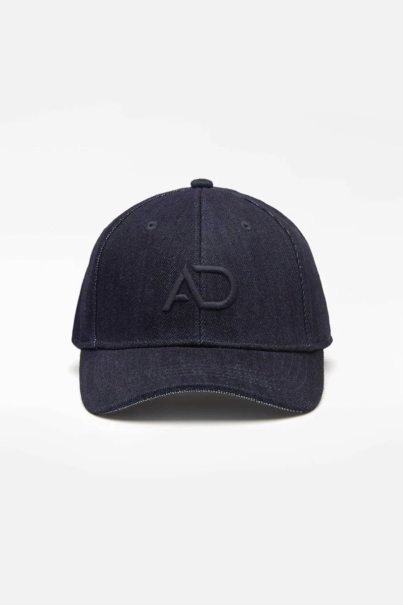Adolfo Domínguez ανδρικό καπέλο με λογότυπο - 145011028 Denim Blue Σκούρο
