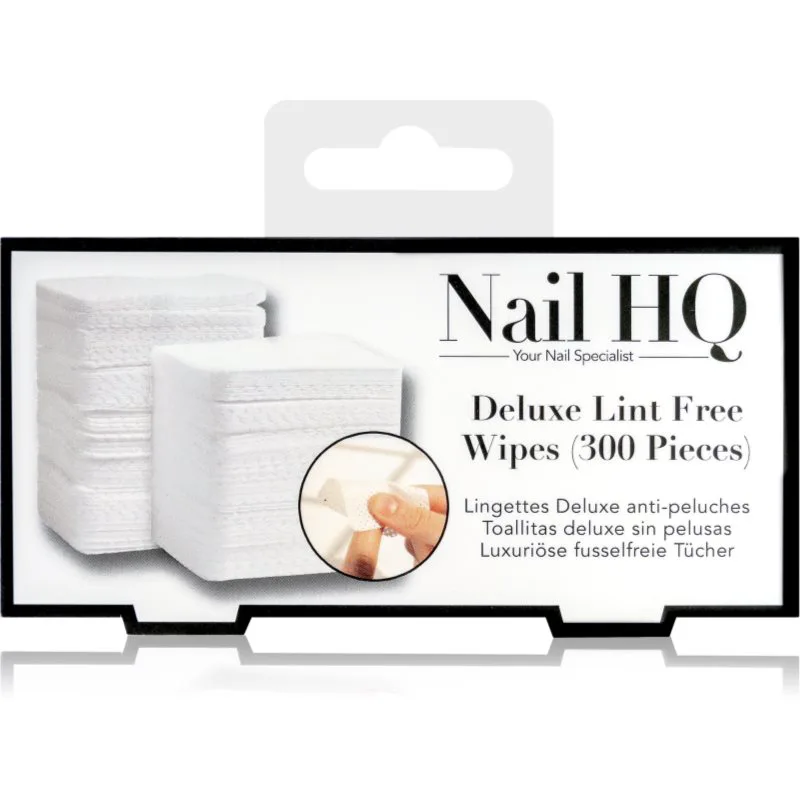 Nail HQ Deluxe Lint Free Wipes επιθέματα καθαρισμού Για τα νύχια 300 τμχ