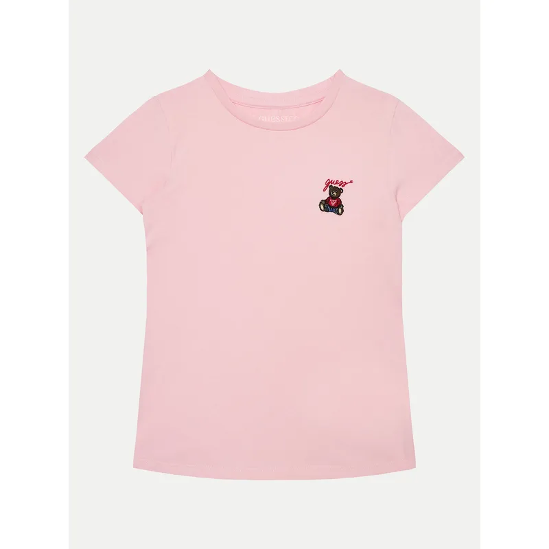 Guess T-Shirt J5RI44 J1314 Ροζ Regular Fit