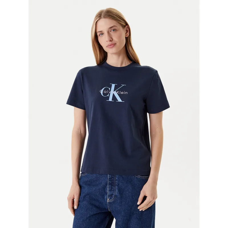 Calvin Klein Jeans T-Shirt Hero Classic LV047B865G Σκούρο μπλε Regular Fit