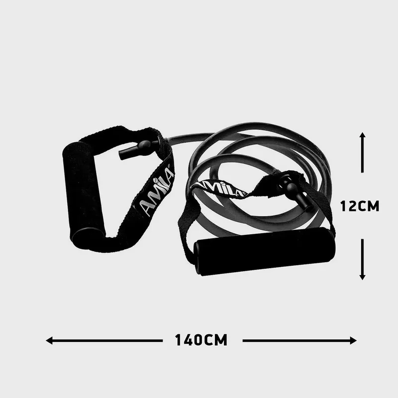 Amila Aerobic Gym Tube Λάστιχο, Ultra Heavy 140 X 12 X 3,5Cm (3056300008_1469)