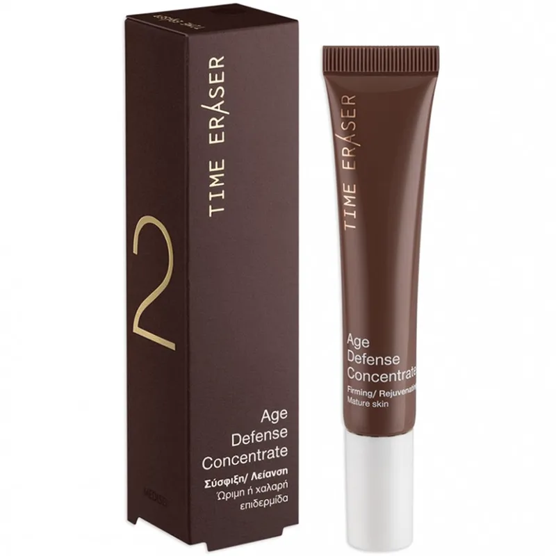 Medisei Time Eraser Age Defence Concentrate Συμπυκνωμένος Ορός Σύσφιξης & Λείανσης Προσώπου για Ώριμες, Χαλαρές Επιδερμίδες 20ml
