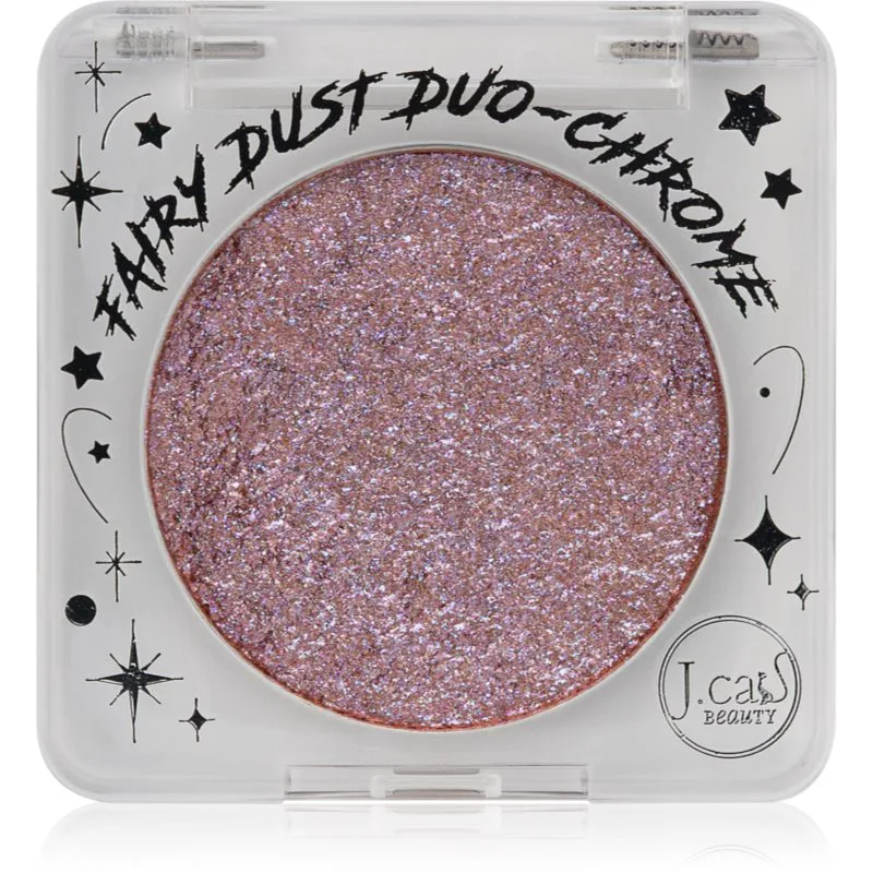 J.Cat Beauty Fairy Dust Duo-Chrome αστραφτερές σκιές ματιών απόχρωση 101 Goblin Supercharged 2.3 γρ