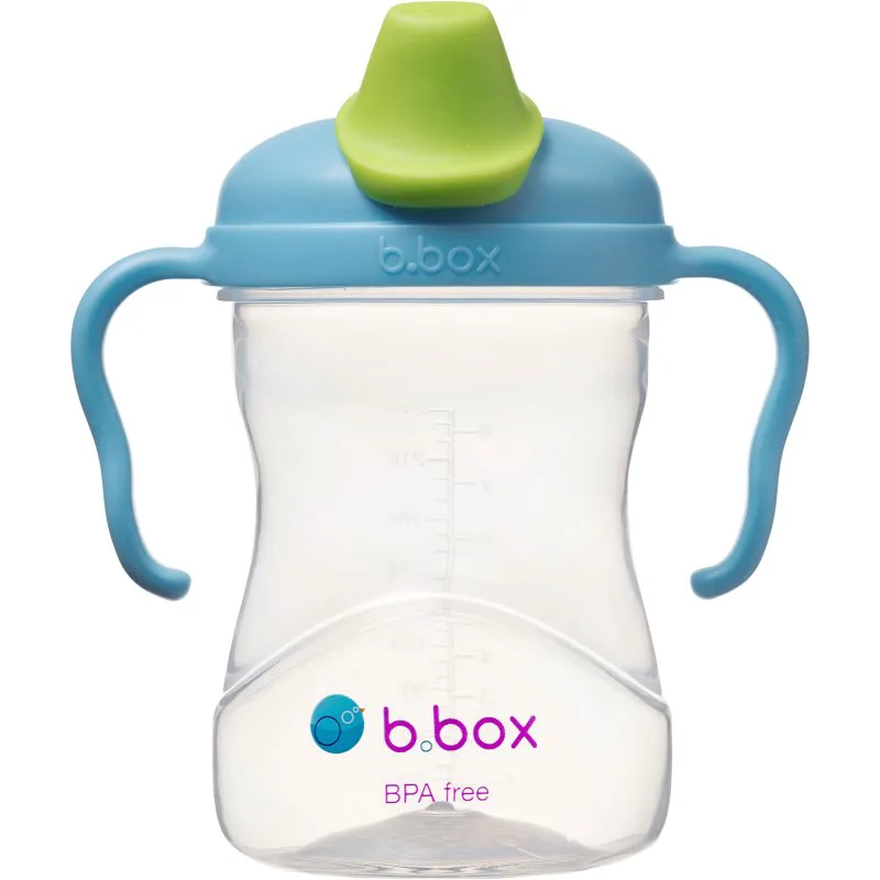 b.box Spout Cup κύπελλο με λαβές Blueberry 4m+ 240 ml