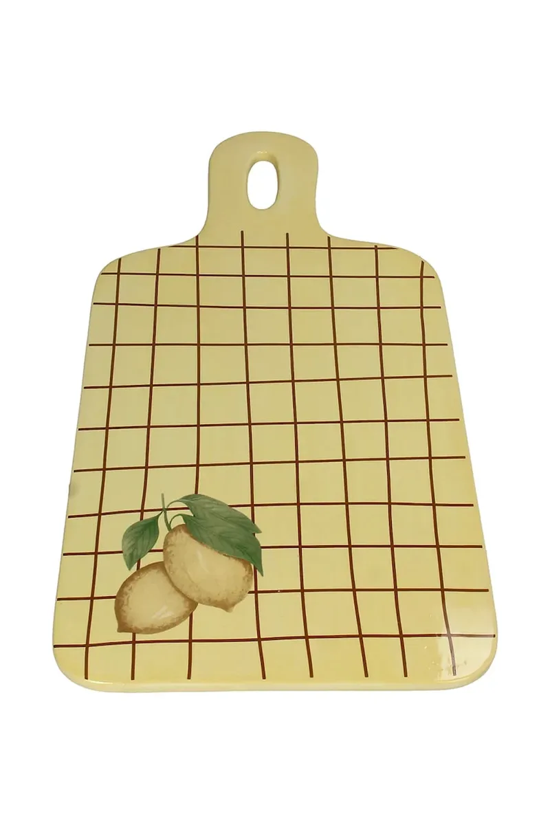 Διακοσμητικός δίσκος home & lifestyle Lemon 1,5 x 23 x 40,5 cm