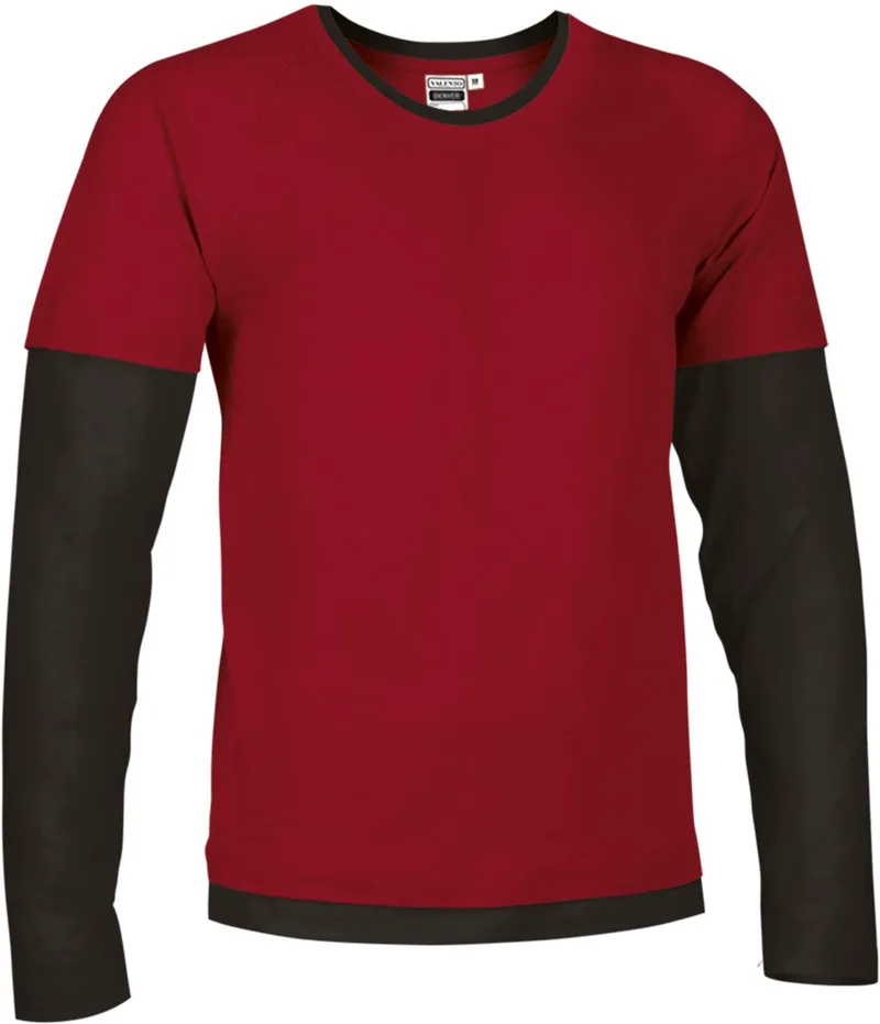 T-Shirt DENVER Valento CAVADENRN Lotto Red-Black