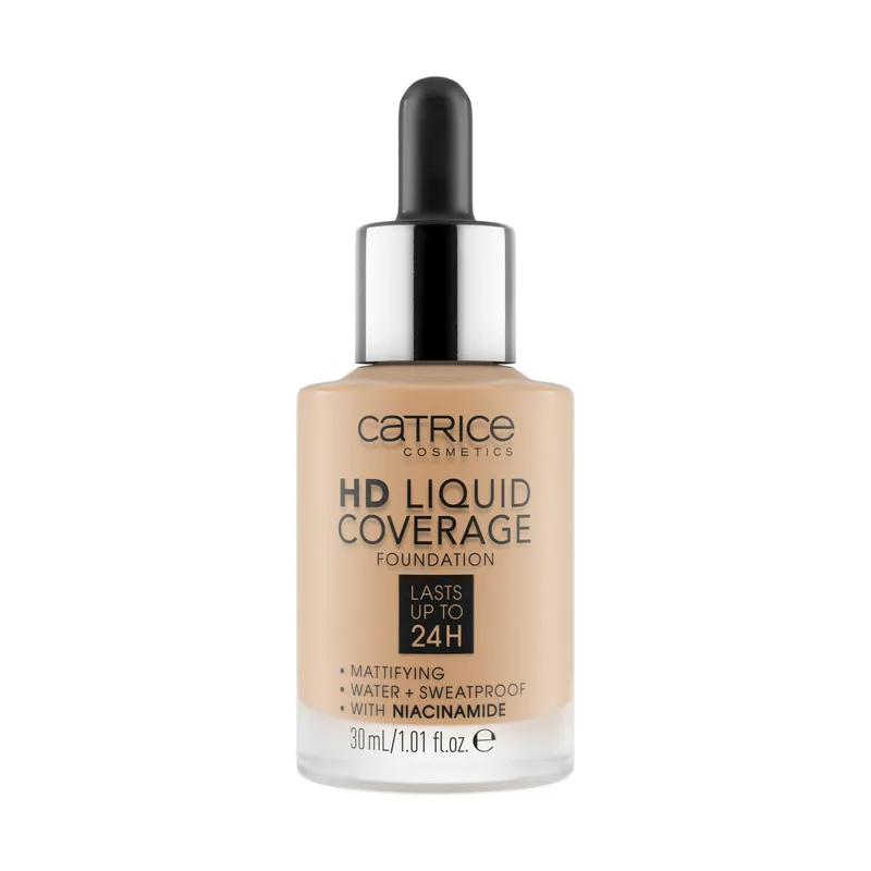 Πούδρες & Βάσεις Catrice HD Coverage Liquid Foundation - 32 Nude Μπεζ