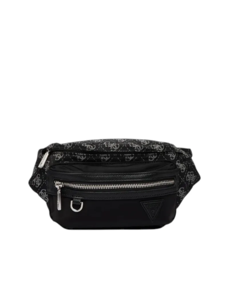 Guess Τσαντάκι Μέσης Berlin Bumbag HMBENPP6156-DAB Μαύρο