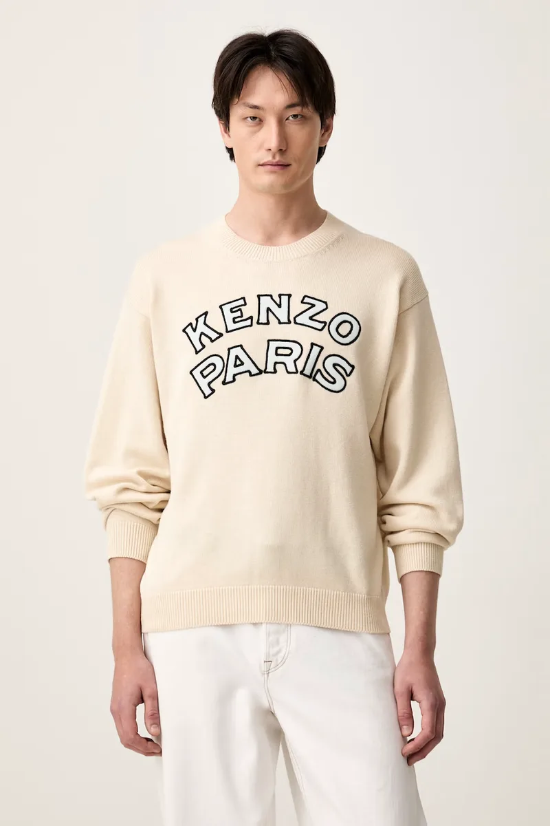 Kenzo πουλόβερ ανδρικό με μαλλί