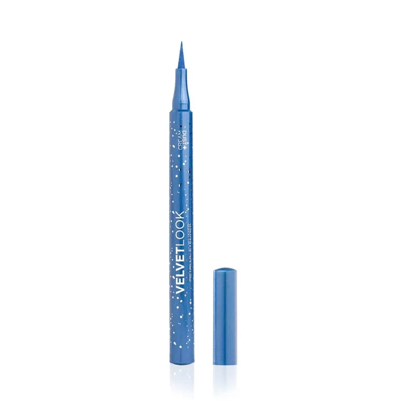 EYELINER VELVET LOOK ΜΕΤΑΛΛΙΚΟ ΣΕ ΣΤΥΛΟ ΜΠΛΕ 1GR