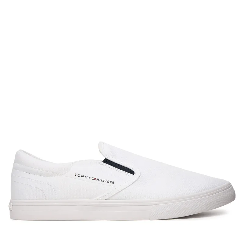 Πάνινα παπούτσια Tommy Hilfiger Vulc Core FM0FM05689 Λευκό