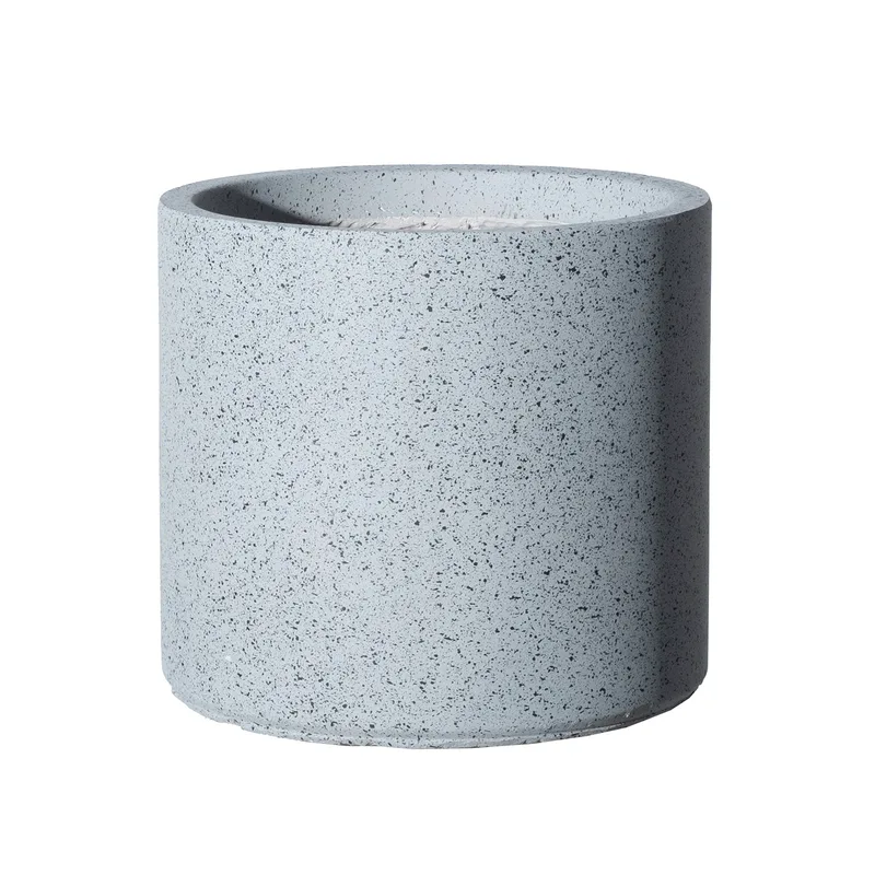 Supergreens Γλάστρα Πήλινη Γκρι "Cement" L 37x37x32 εκ.