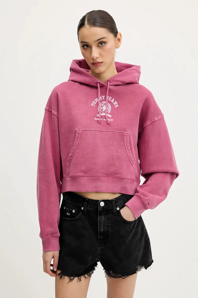 Tommy Jeans Βαμβακερή μπλούζα Tommy Jeans