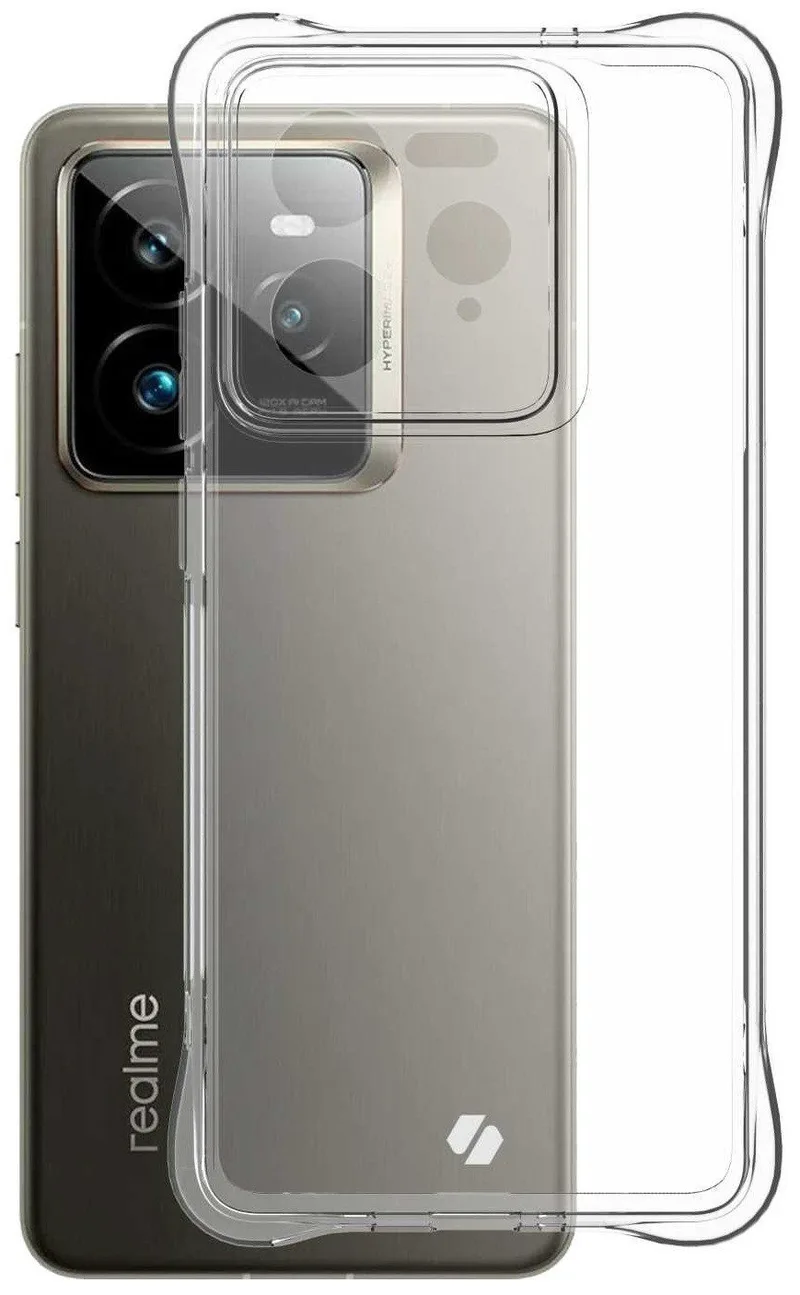 Θήκη Realme GT 7 Pro Spacecase Anti-Shock Διάφανη Σιλικόνης 1mm - Clear (5905719114503)