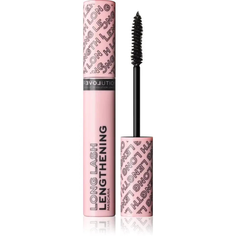 Revolution Relove Long Lash μάσκαρα για επιμήκυνση και διαχωρισμό των βλεφαρίδων απόχρωση Black 8 ml