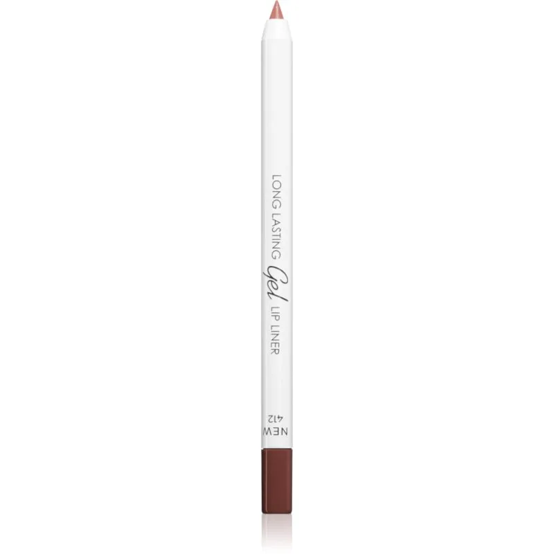 LAMEL Long Lasting Gel Lip Liner μακράς διαρκείας μολύβι για τα χείλη απόχρωση 412 Spicy Nude 1.7 γρ