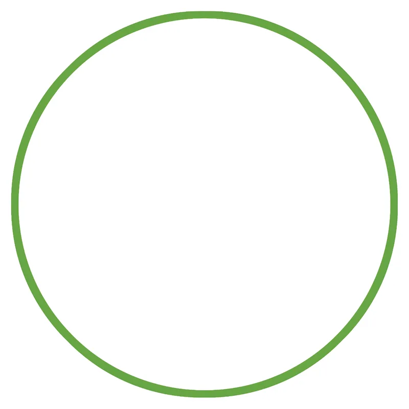 Χούλα-Χουπ Hq 70cm Φ19mm 280g Πράσινο