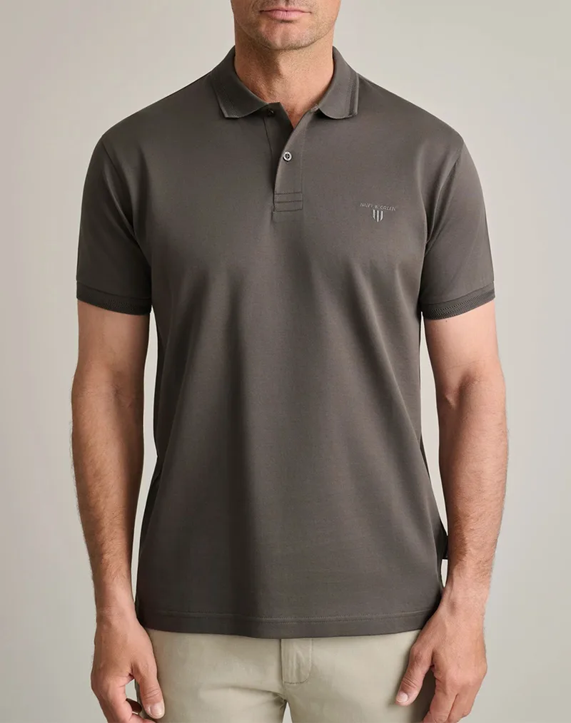 NAVY&GREEN ΜΠΛΟΥΖΑ ΠΟΛΟ 24EY.025/PL.1-OLIVE BROWN Olive