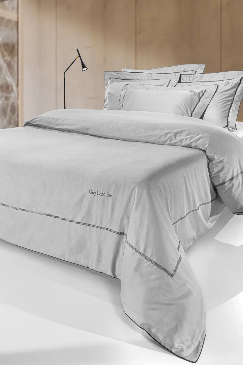 Σετ Σεντόνια King Size 4 Τεμαχίων Guy Laroche Elite Silver 270x280