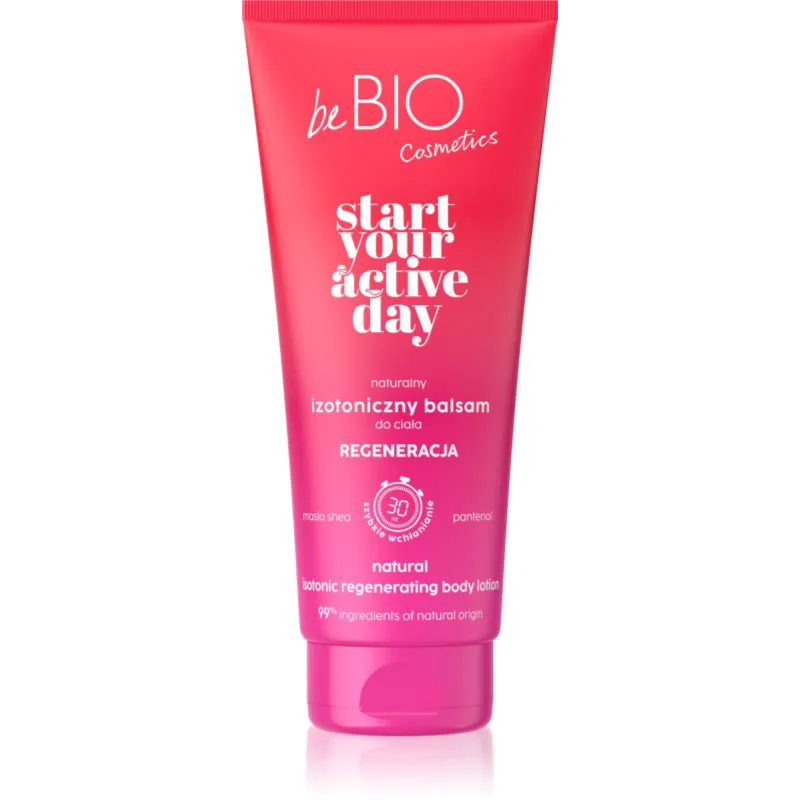 beBIO Start Your Active Day αναγεννητική κρέμα για το σώμα 200 ml