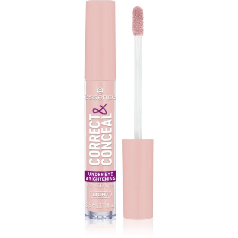 essence CORRECT & CONCEAL λαμπρυντικός διορθωτής για την αντιμετώπιση μαύρων κύκλων κάτω από τα μάτια απόχρωση 10 Light 3 ml