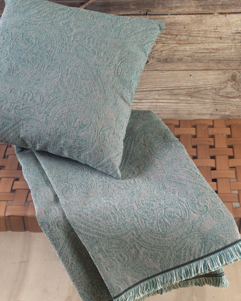 Διακοσμητική μαξιλαροθήκη (40Χ40) Ivy Blue, Rythmos Home