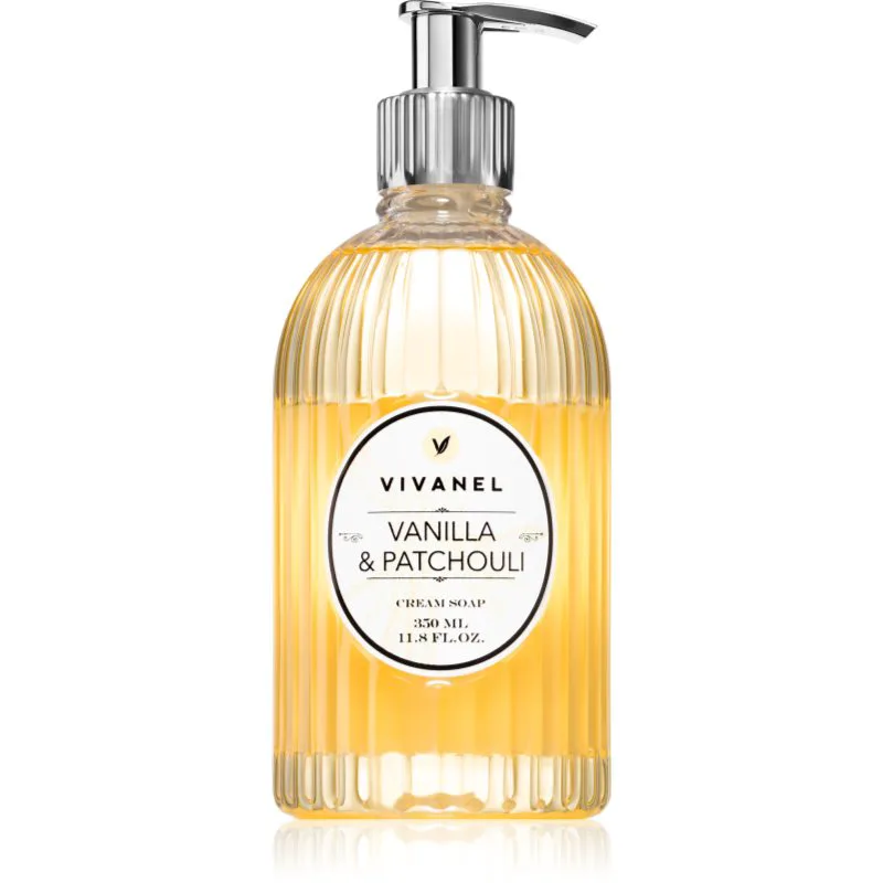 Vivian Gray Vivanel Vanilla & Patchouli κρεμώδες ρευστό σαπούνι 350 ml