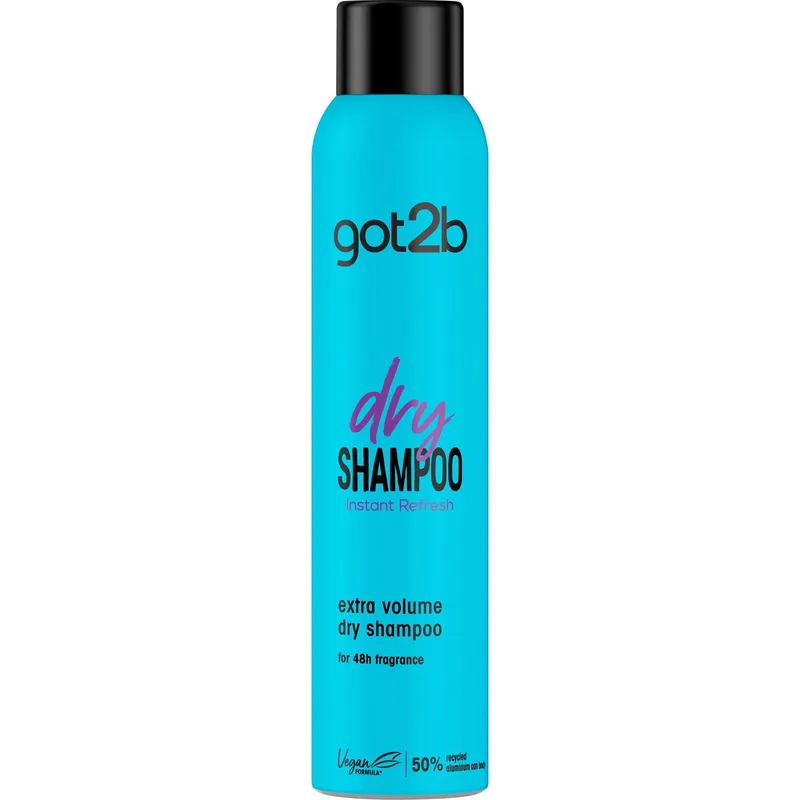 Schwarzkopf Got2b Dry Shampoo Instant Refresh Extra Volume Ξηρό Σαμπουάν για Καθαρισμό που Χαρίζει Άμεσο Όγκο στα Μαλλιά 200ml