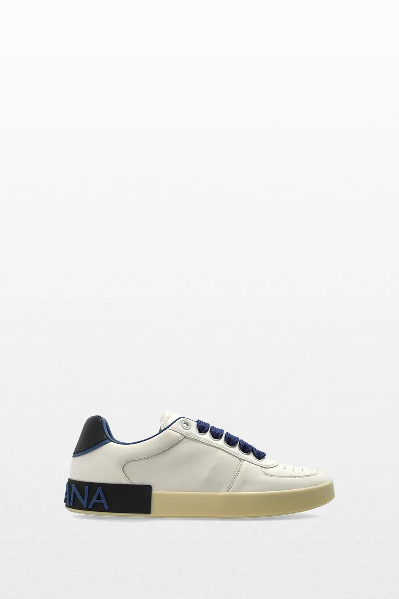 DOLCE&GABBANA Ανδρικό Λευκό Portofino Sneakers