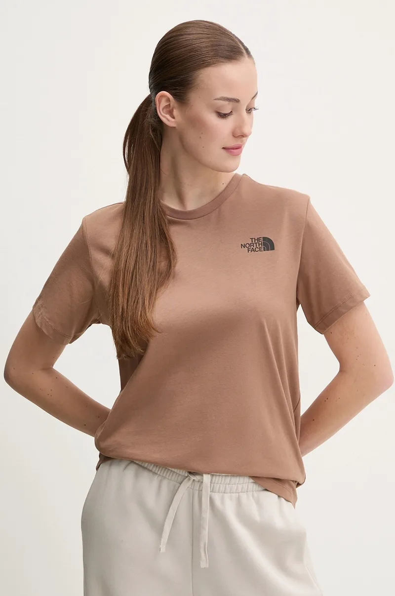 Βαμβακερό μπλουζάκι The North Face Box Relaxed