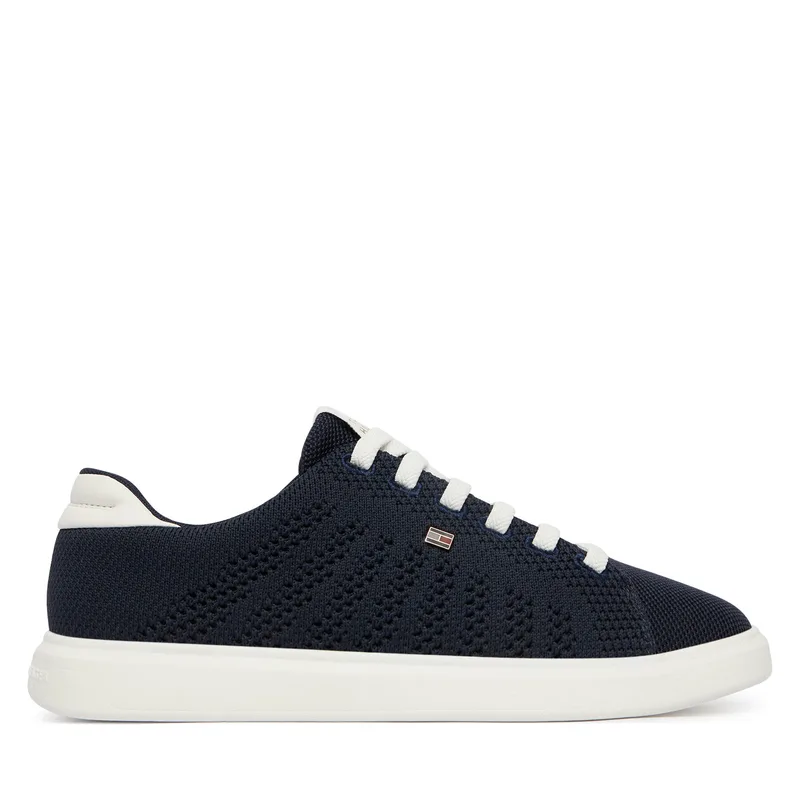 Αθλητικά Tommy Hilfiger Th Icon Light Knit Sneaker FW0FW09401 Μαύρο