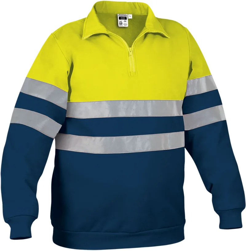 Φούτερ Hi-Vis ROAD Valento SUVAROAAM Fluo Yellow-Orion Navy Blue