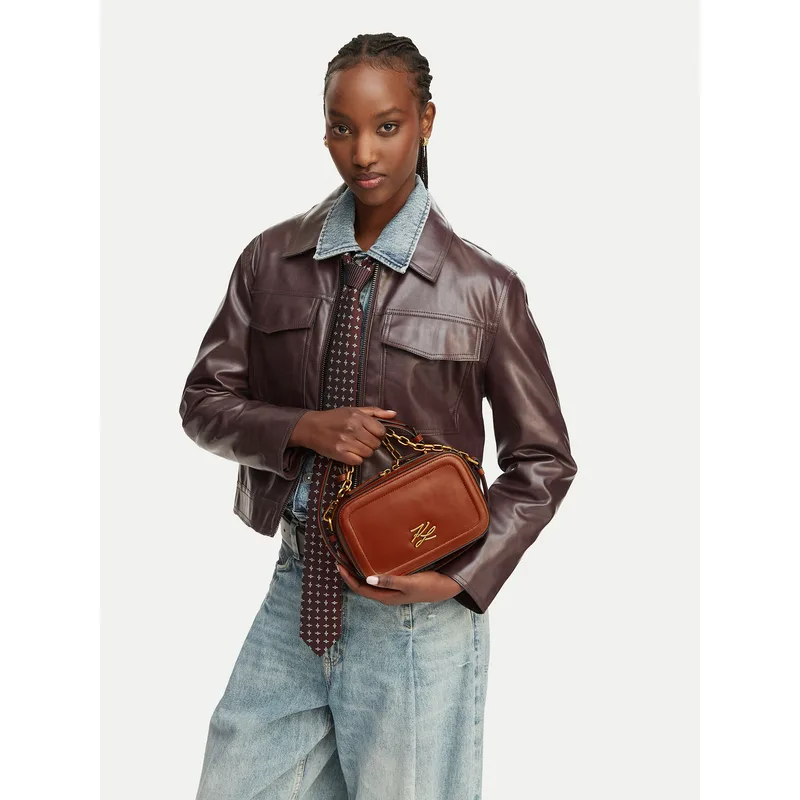 Τσάντα KARL LAGERFELD B1W30269 Καφέ